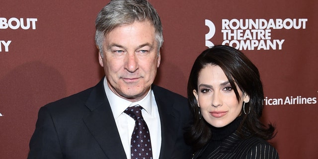 Alec Baldwin and Hilaria Baldwin attend the Roundabout Theater's 2020 Gala at The Ziegfeld Ballroom on March 02, 2020 in New York City. 