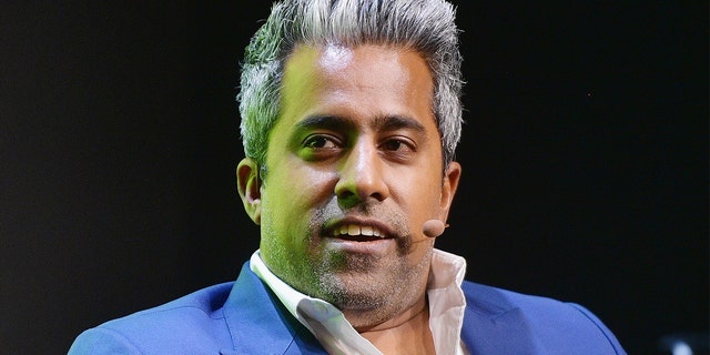 SAN FRANCISCO, CA - OCTOBER 14:  Virginia Heffernan (L) and Anand Giridharadas speak onstage at WIRED25 Festival: WIRED Celebrates 25th Anniversary  Day 2 on October 14, 2018 in San Francisco, California.  (Photo by Matt Winkelmeyer/Getty Images for WIRED25  )