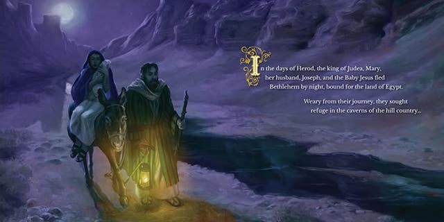 Illustration from "The Spider Who Saved Christmas"