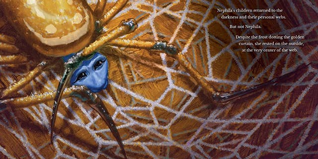 Illustration from "The Spider Who Saved Christmas"