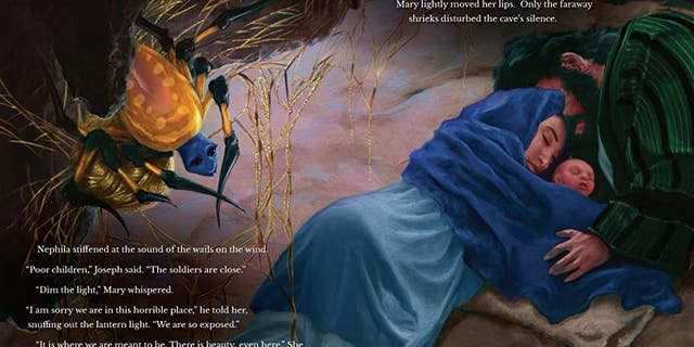 Illustration from "The Spider Who Saved Christmas"