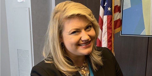 Rep. Kat Cammack, R-Fla., appears in Washington for new member orientation in 2020. Cammack has called on Facebook to take down human smuggling advertisements. (Marisa Schultz/Fox News)