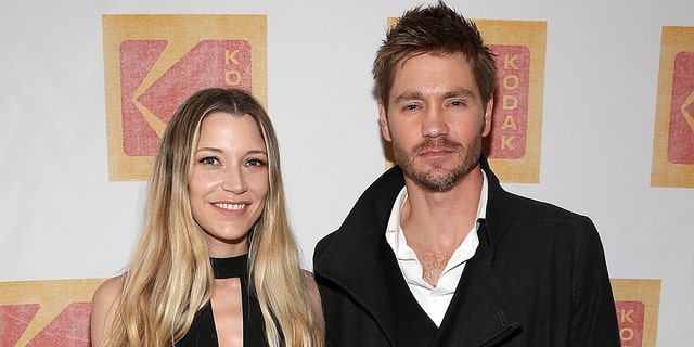 Actor Chad Michael Murray with his wife, actress Sarah Roemer. (Photo by Phillip Faraone/Getty Images for Kodak)