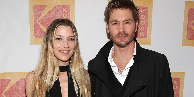 Actor Chad Michael Murray with his wife, actress Sarah Roemer. (Photo by Phillip Faraone/Getty Images for Kodak)