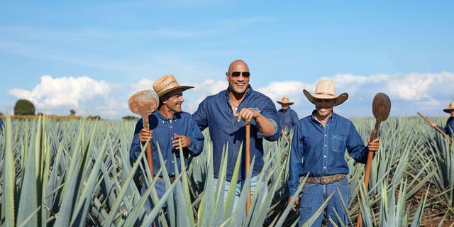 Dwayne "The Rock" Johnson co-founded Teremana Tequila alongside his business partners Dany Garcia, Ken Austin and Jenna Fagnan (not pictured) in 2020. Agave spirits are the hottest sector of the American spirits market in 2022, according to IWSR Drinks Market Analysis. 