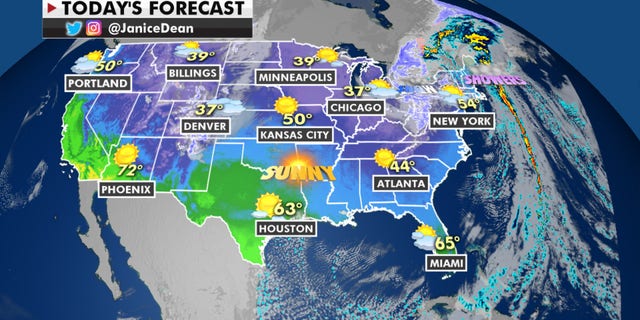 Forecast graphic (Fox News)