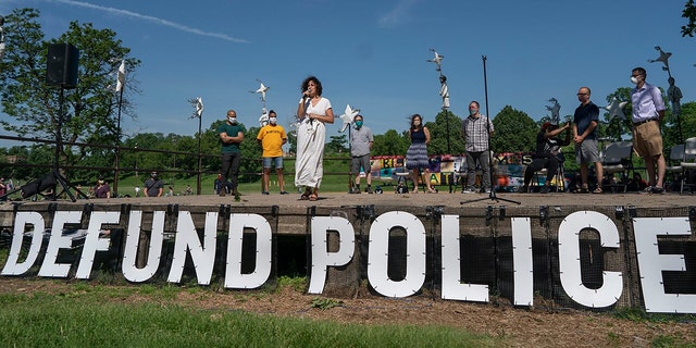 Defund the Police Protest in Minneapolis (Jerry Holt/Star Tribune via AP)
