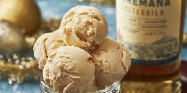 The ice cream is made with Teremana’s Reposado tequila, which the makers say brings “an oaky vanilla flavor” to the frozen treat.