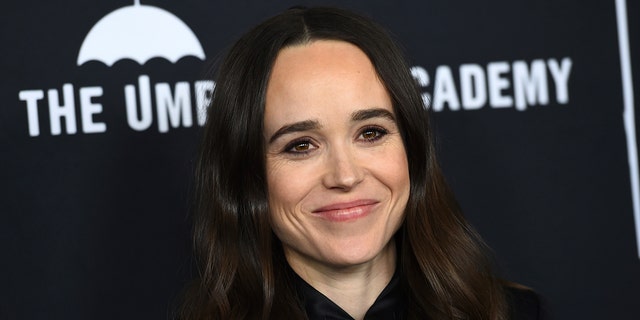 Elliot Page arrives at the Los Angeles premiere "Umbrella Academy" on February 12, 2019. Page, the Oscar-nominated actor of “Juno,” “Inception” and “The Umbrella Academy” stepped out Tuesday as transgender in an ad hailed as a defining moment for the trans community in Hollywood.  The 33-year-old actor from Nova Scotia said his decision came after a long journey and with a lot of support from the LGBTQ community.