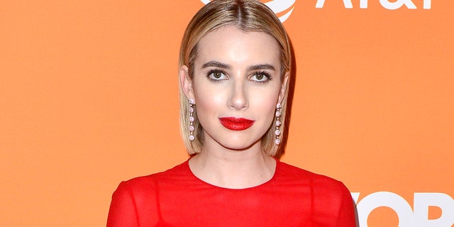 Actress Emma Roberts shared a photo of her new bundle of joy via Instagram on Tuesday.  (Photo by Jerod Harris / Getty Images for The Trevor Project)