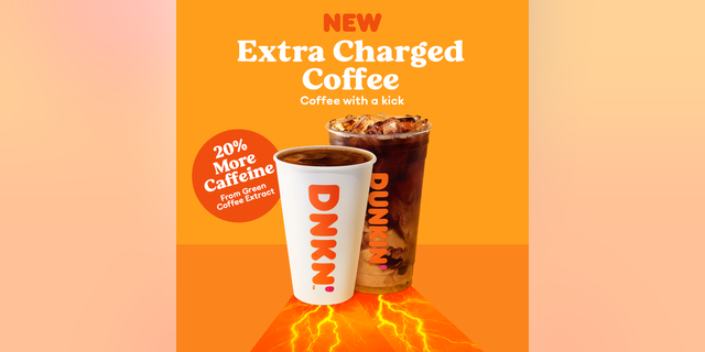 "If you’re looking for an extra boost to help get your morning started on the right foot, or keep you runnin’ throughout a busy day, we’ve got just the drink for you," Dunkin' writes of its new extra-caffeinated coffee.