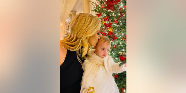 McEnany and her daughter, Blake, at the White House.