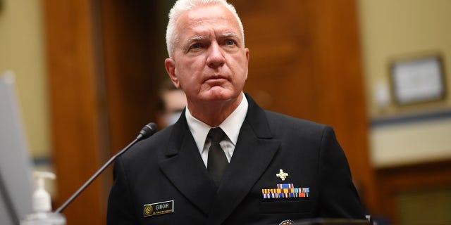 Adm. Brett Giroir, director of the U.S. coronavirus diagnostic testing, testifies at a House Subcommittee on the Coronavirus Crisis hearing on July 31, 2020 워싱턴, D.C. (Photo by Kevin Dietsch-Pool/Getty Images)