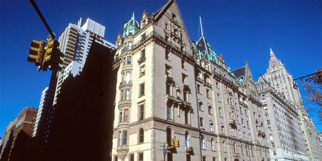 John Lennon resided in New York City's luxurious Dakota Building.