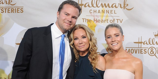 Kathie Lee Gifford said her son Cody, pictured here next to Gifford and sister Cassidy, doesn't always make it easy for her to date.