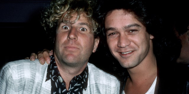 Sammy Hagar and Eddie Van Halen 1986
