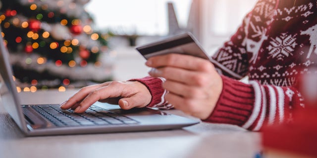  Women shopping online during Christmas (iStock)