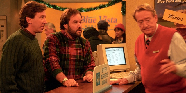 "Home Improvement" stars Tim Allen and Richard Karn in "Twas the Flight Before Christmas." (Walt Disney Television via Getty Images Photo Archives/Walt Disney Television via Getty Images)