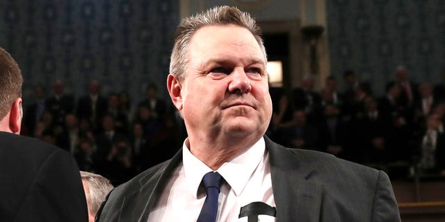 Sen. Jon Tester, D-Mont., in the House Chamber of the U.S. Capitol in Washington, Feb. 4, 2020. Tester's office told Fox News he is still evaluating Biden ATF nominee David Chipman's record. 