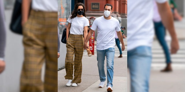 Katie Holmes and Emilio Vitolo Jr. were first linked in August.