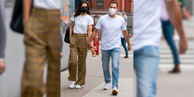 Katie Holmes and Emilio Vitolo Jr. were first linked in August.