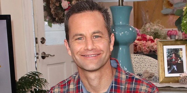Actor Kirk Cameron is shown during a visit to Hallmark's "Home and Family" at Universal Studios Hollywood in February 2018 in California.  