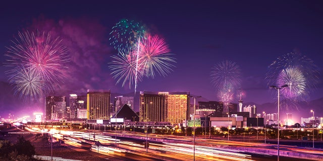 A stock photo of the World Famous Las Vegas Strip.