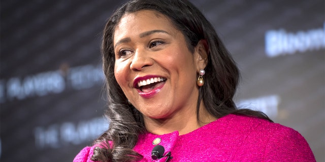 London Breed, mayor of San Francisco, speaks during the Players Technology Summit in San Francisco, California, NOI., di giovedì, giugno 27, 2019.
