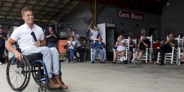 Rep.-elect Madison Cawthorn, R-N.C., at a campaign event.