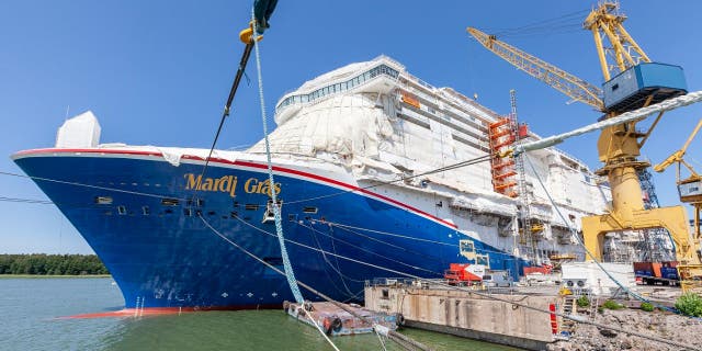 The name is a homage to Carnival’s original ship, the TSS Mardi Gras. But the new Mardi Gras is much, much bigger.