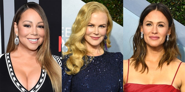 Mariah Carey (left), Nicole Kidman (center) and Jennifer Garner (right) are among the stars to have jumped on the Instagram meme trend.