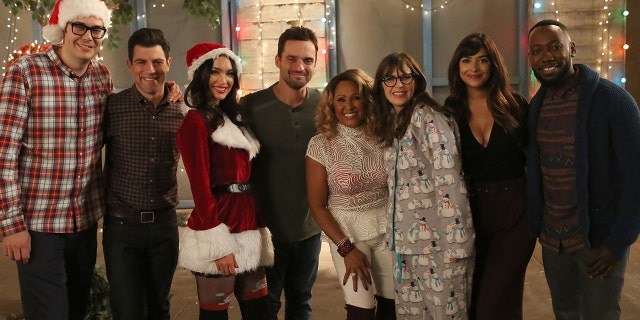 "New Girl" cast with special guest star Darlene Love. (FOX Image Collection via Getty Images)