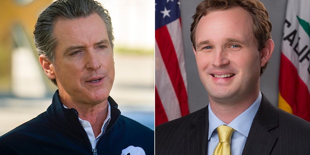 California Governor Gavin Newsom / Assemblyman James Gallagher, R-Yuba City.