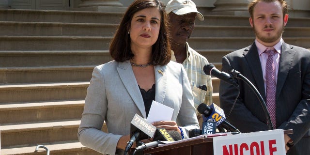 US Representative Nicole Malliotakis, a Republican from New York, is seen in 2017, ahead of her election to Congress in 2020 (Getty Images)