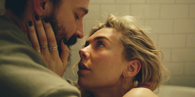 (L to R) Shia LeBeouf as Sean and Vanessa Kirby as Martha in 'Pieces of a Woman.'