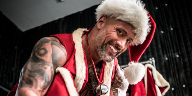 Do you smell what The Rock is cooking? It’s eggnog ice cream.