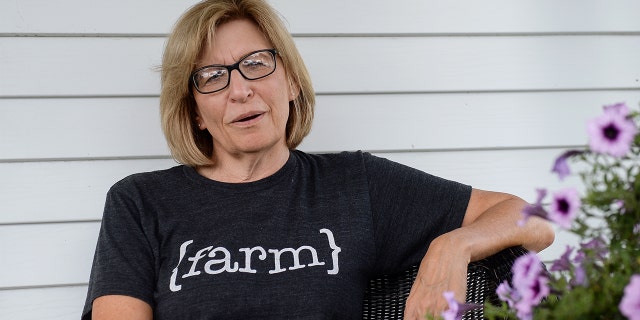 UNITED STATES - AUGUST 13: Former Iowa State Senator Rita Hart speaks with a reporter at her home in Wheatland, Iowa on Tuesday August 13, 2019. (Photo by Caroline Brehman/CQ Roll Call)