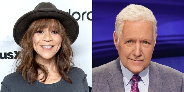 Rosie Perez starred in "White Men Can't Jump," which featured a cameo from Alex Trebek.