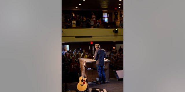 Pastor Mike McClure at Calvary Chapel San Jose (HKCREATE)