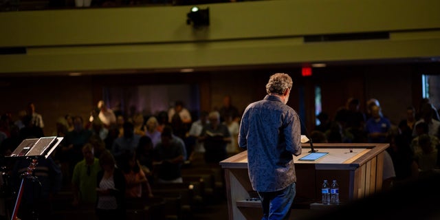 Pastor Mike McClure at Calvary Chapel San Jose (HKCREATE)
