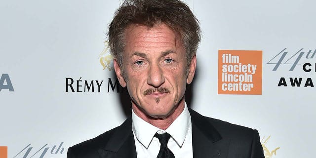 Actor Sean Penn poked fun at the alleged Russian hacking scandal. (Photo by Mike Coppola/Getty Images)