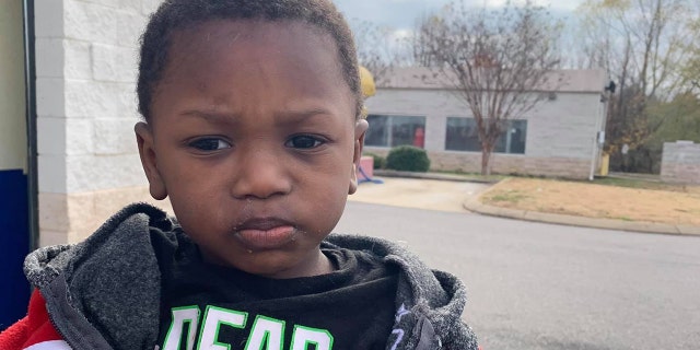 This 2-year-old boy knew how old he was, but not his name after being abandoned at a Goodwill drop-off in Southaven, Mississippi.