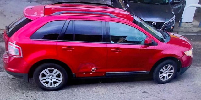Car that brought the child to a Goodwill in Mississippi where he was abandoned.