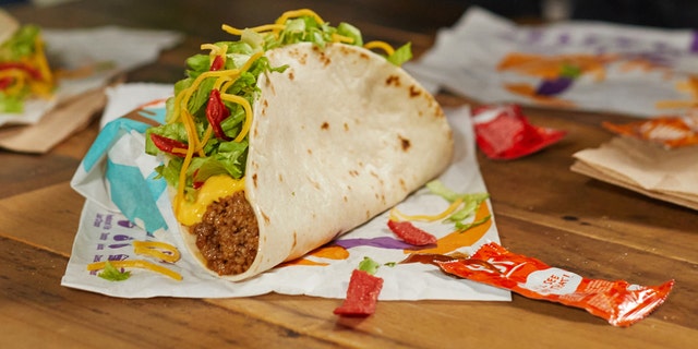 Taco Bell is bringing back the $1 Loaded Nacho Taco for a limited time starting on Christmas Eve. (Taco Bell)