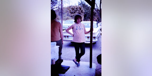 Cathy Holm is seen here pregnant with her daughter Wendi Babst. She had no idea Dr. Fortier impregnated her.