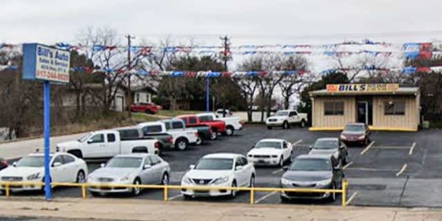 Bill's Auto Sales in Fort Worth, Texas.  (Google Maps)