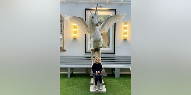 Buyers will be enchanted by the unicorn if they’re as mesmerized as Newey’s young daughter Rosamund was when she got to meet the fantastic beast.