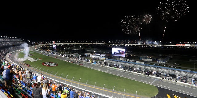 The 2020 Coke Zero Sugar 400 was held with a limited number of fans in attendence.