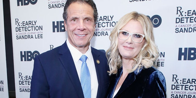 New York Gov. Andrew Cuomo and Sandra Lee attend "RX: Early Detection A Cancer Journey With Sandra Lee" New York screening at HBO Theater on Oct. 2, 2018 in New York City. (Getty Images)