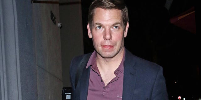 Eric Swalwell is seen on February 8, 2020 in Los Angeles. (Photo by OGUT/Star Max/GC Images)